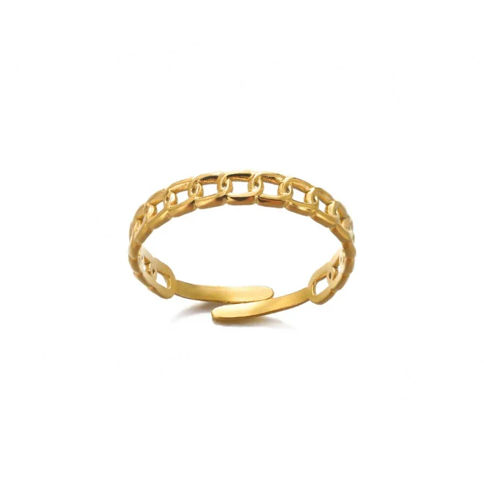 Wholesale Women's Geometric Heartshaped And Fruitshaped Inlaid With Gold Copper Ring Accessories - Image 13
