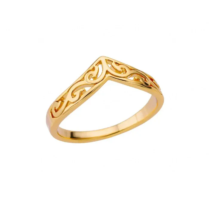 Wholesale Women's Geometric Heartshaped And Fruitshaped Inlaid With Gold Copper Ring Accessories - Image 8