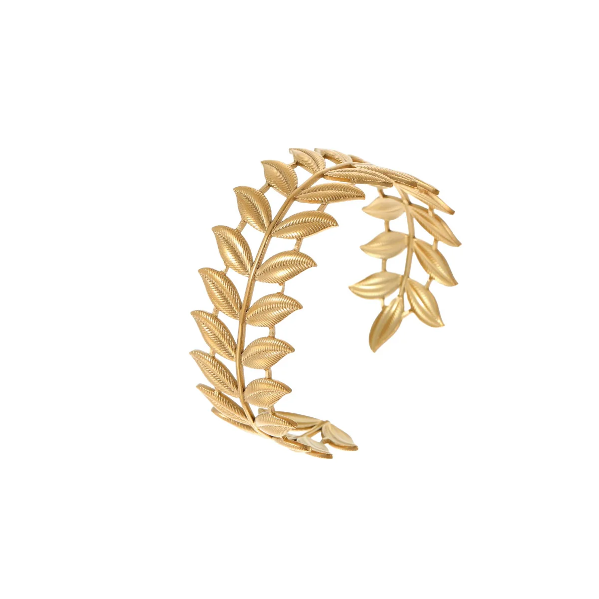 Wholesale Women's Geometric Stainless Steel 18K Electroplated Fashionable Bracelet - Image 4