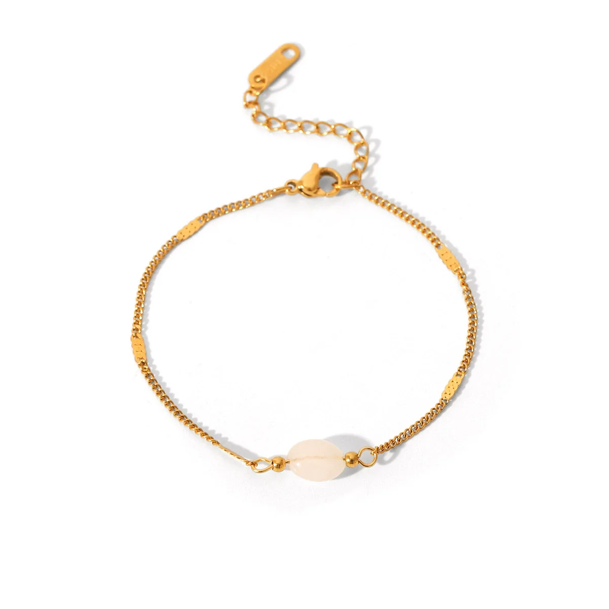 Wholesale Women's Geometric Stainless Steel Electroplated Bracelet - Image 5