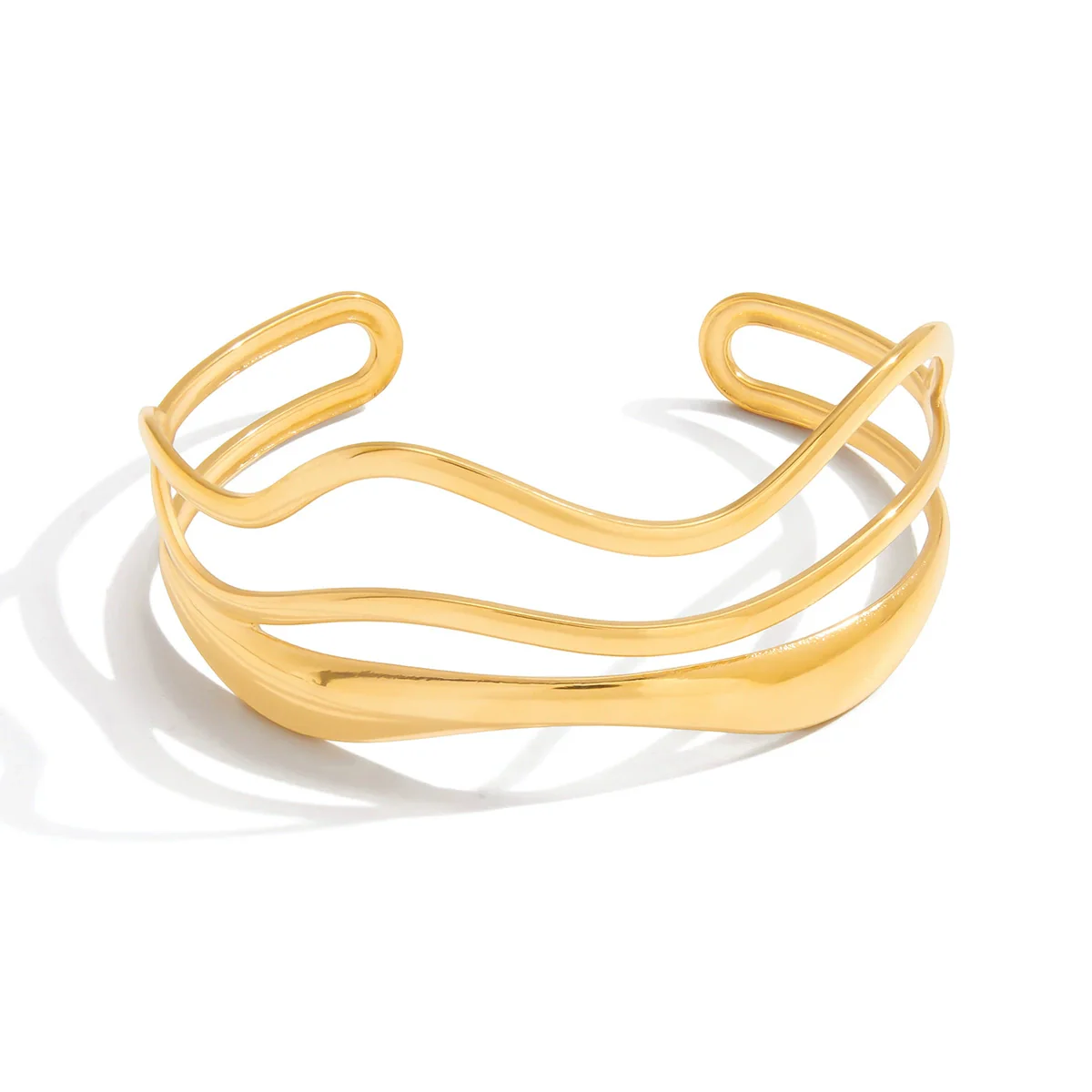 Wholesale Women's Geometric Stainless Steel Electroplated Bracelet Jewelry - Image 5