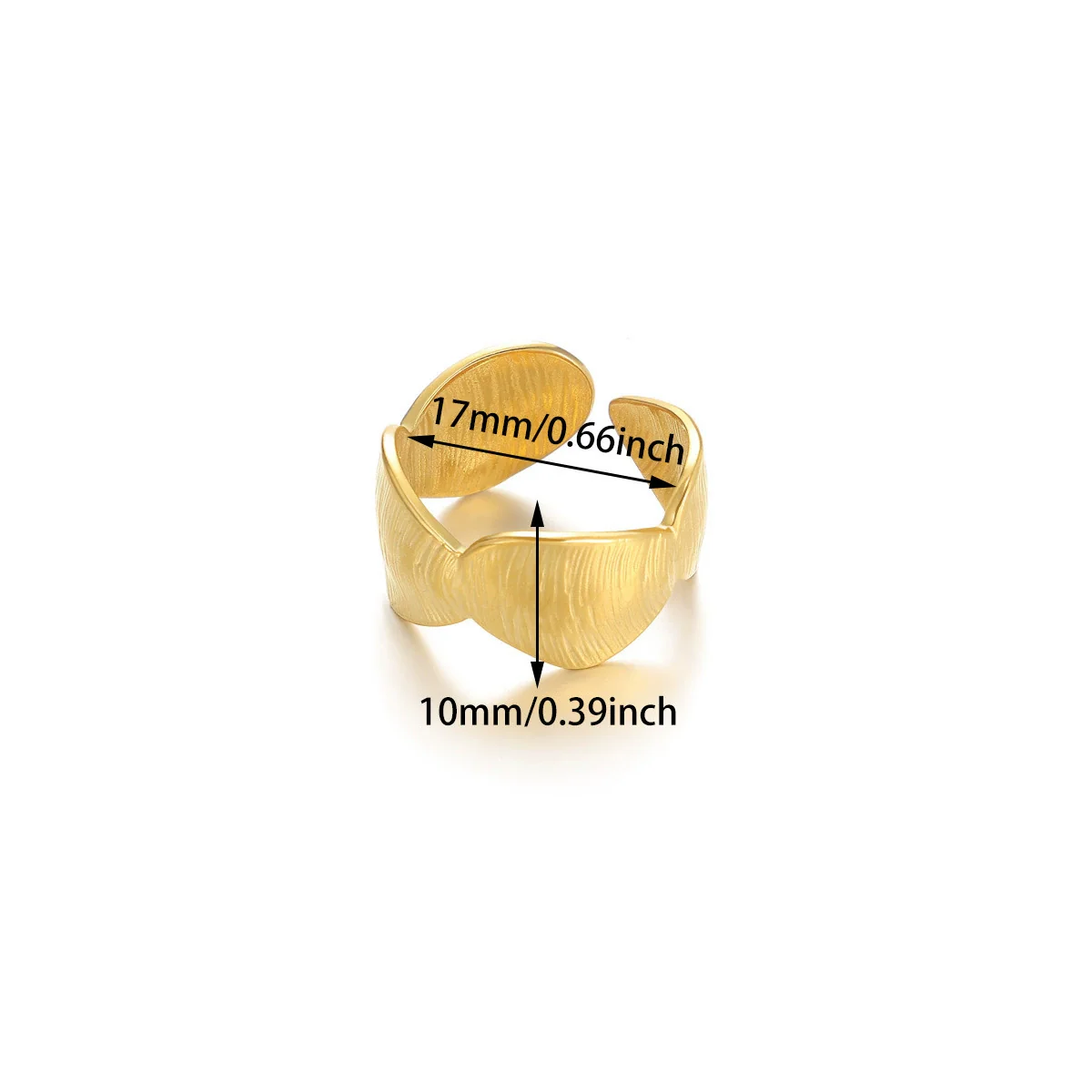 Wholesale Women's Geometric Stainless Steel Electroplated Cross Rings Light Luxury Hand Jewelry - Image 13