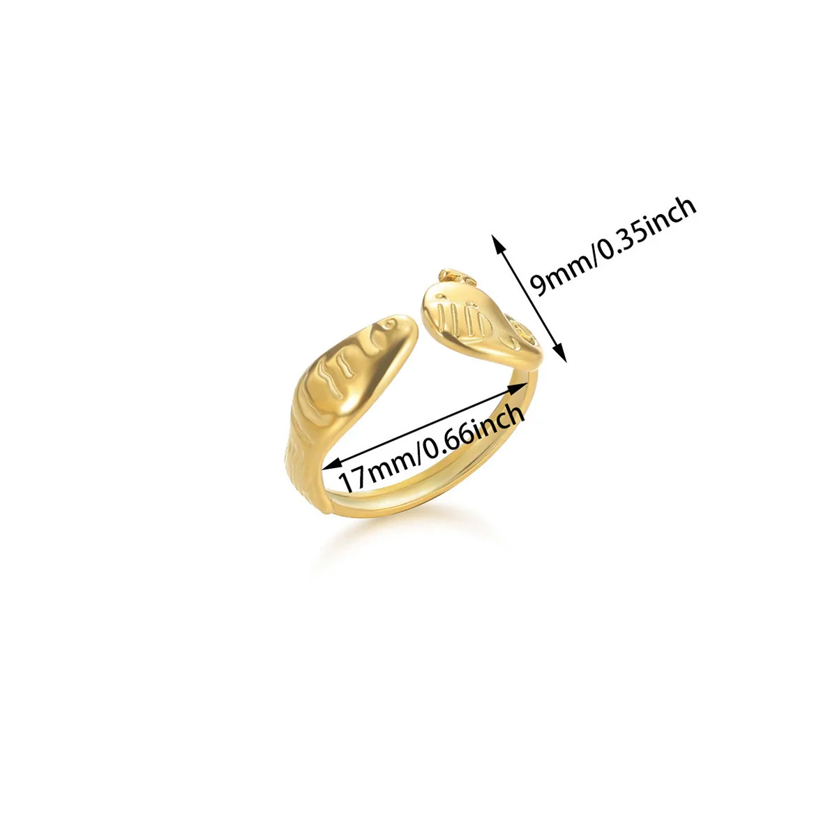 Wholesale Women's Geometric Stainless Steel Electroplated Cross Rings Light Luxury Hand Jewelry - Image 14