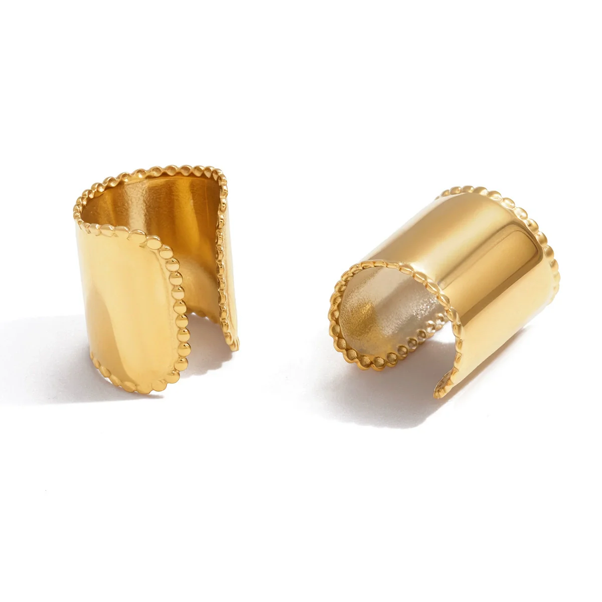Wholesale Women's Geometric Stainless Steel Electroplated Earrings Classic Style Jewelry - Image 5