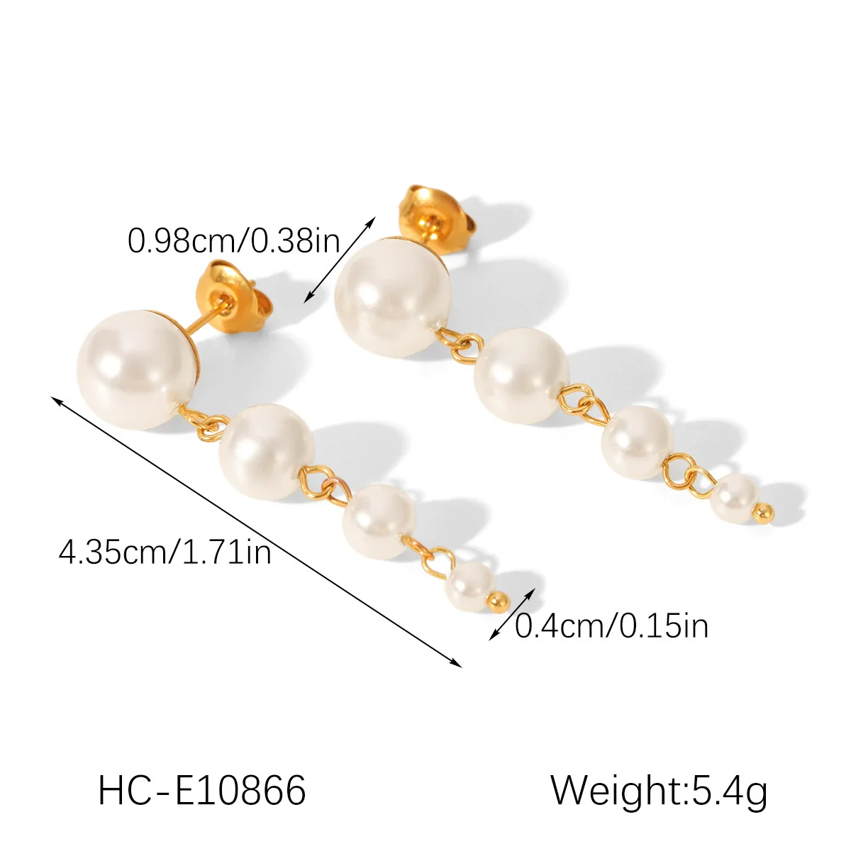 Wholesale Women's Geometric Stainless Steel Electroplated Earrings In Ins Style Minimalist Design - Image 7