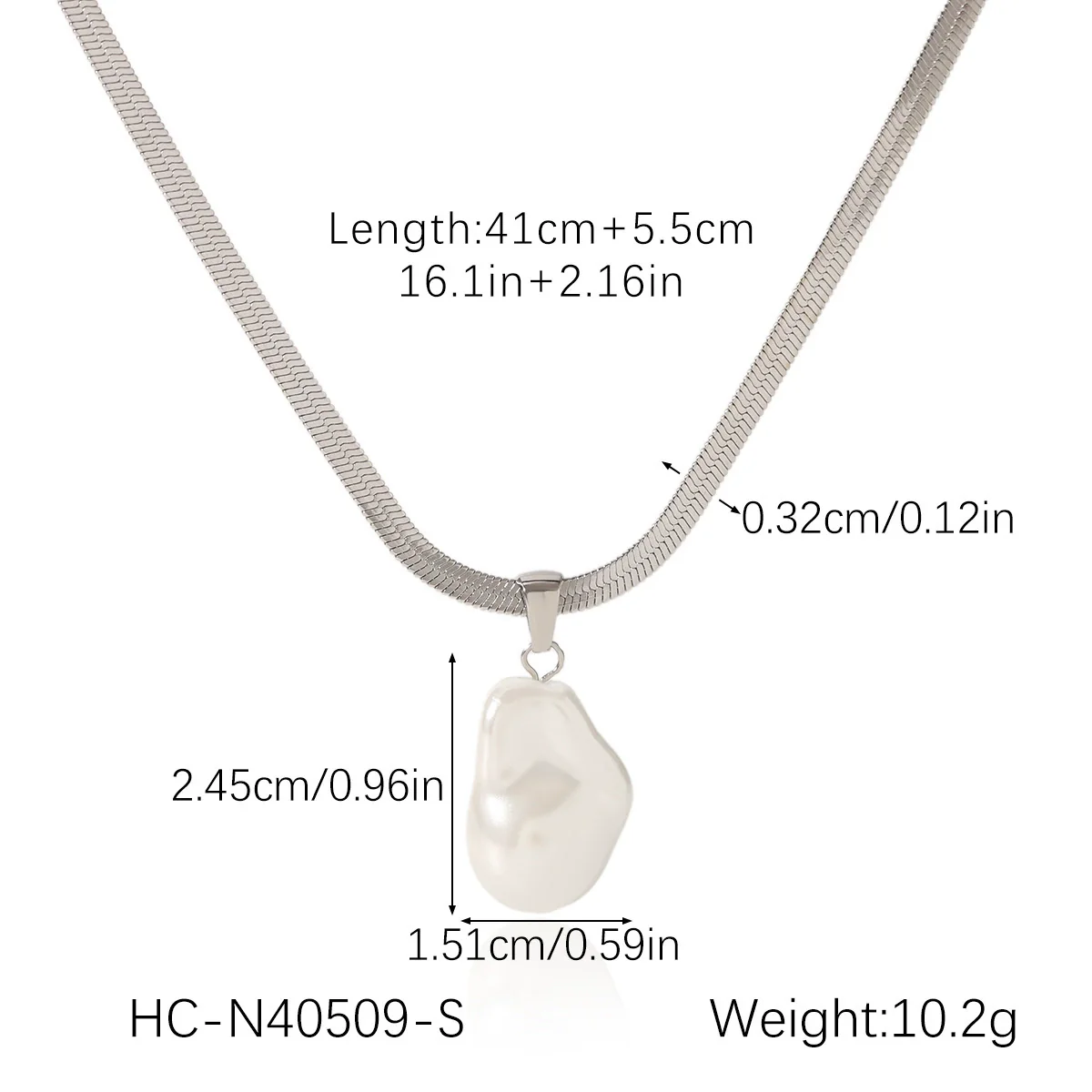 Wholesale Women's Geometric Stainless Steel Electroplated Pendant Necklace With Twist Chain - Image 19