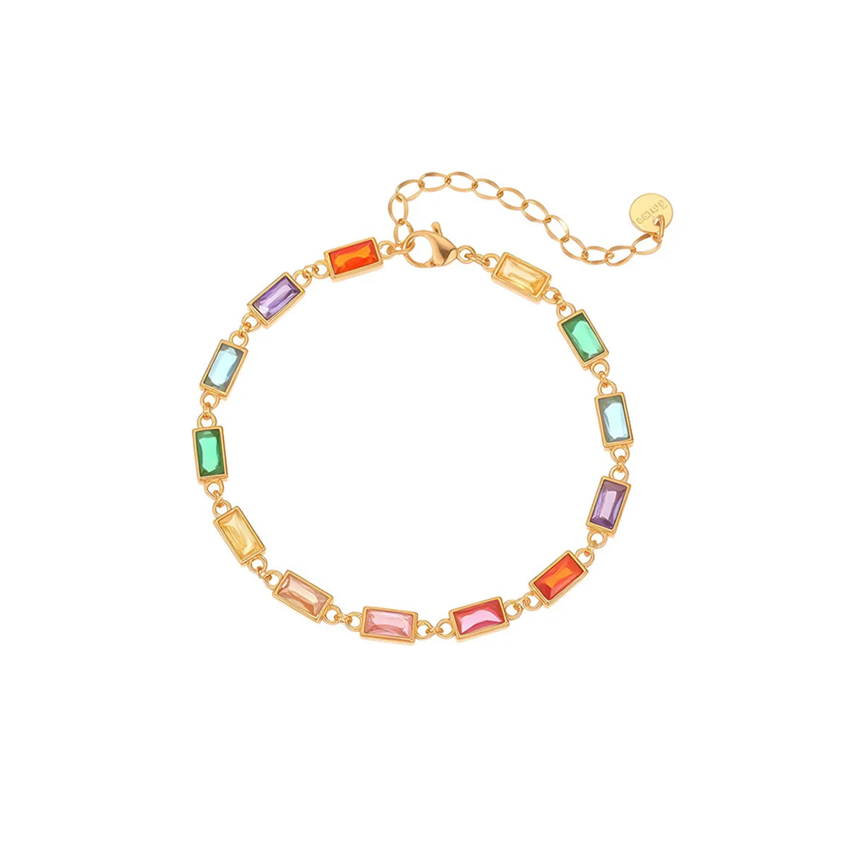 Wholesale Women's Geometric Stainless Steel Electroplated Real Goldplated Bracelet Jewelry - Image 5