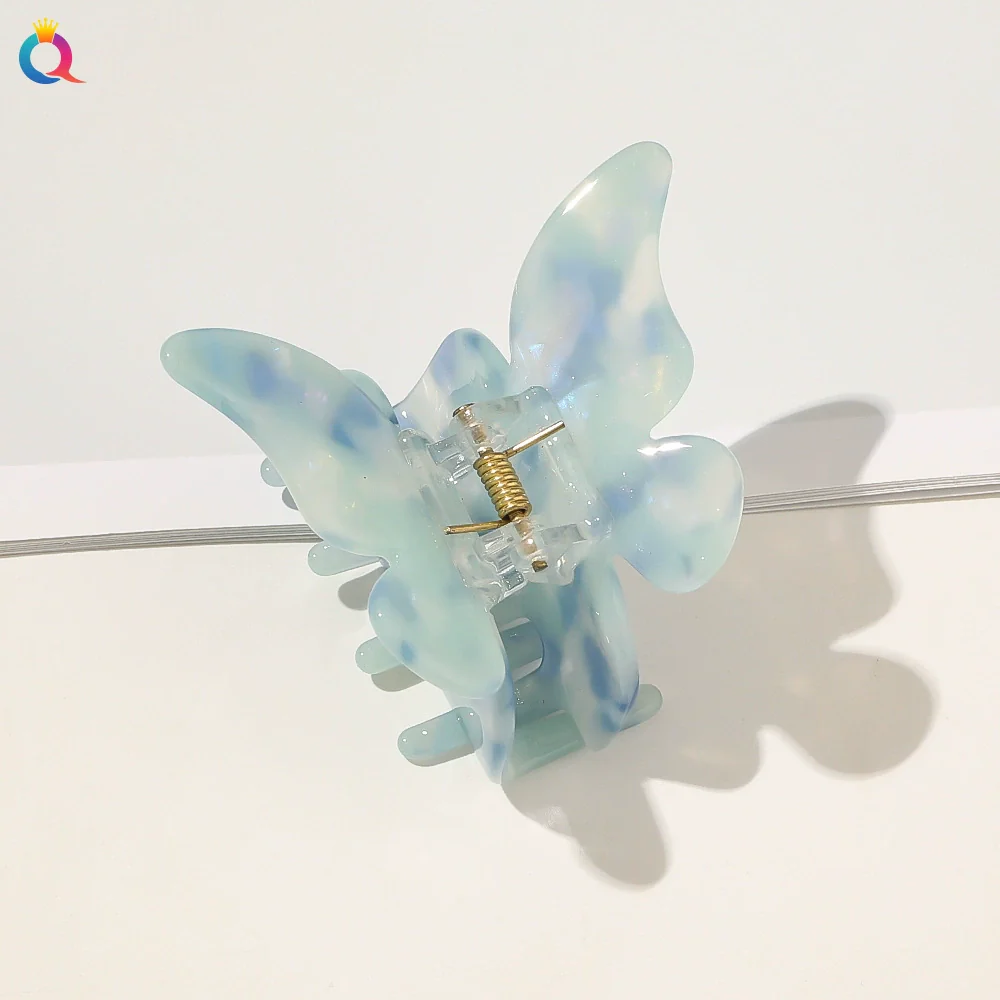 Wholesale Women's Hair Accessories Acetic Acid Plate Butterfly Shape Handmade Hair Grab Clip - Image 10