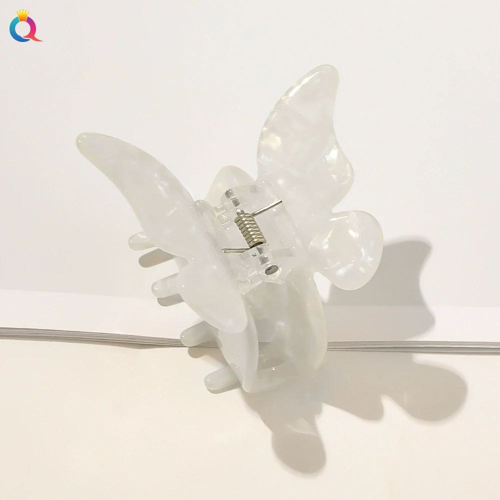 Wholesale Women's Hair Accessories Acetic Acid Plate Butterfly Shape Handmade Hair Grab Clip - Image 6