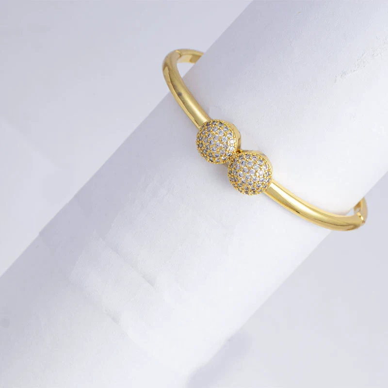 Wholesale Women's Hand Jewelry Simple Style Copper And Titanium Steel Bracelets With Electroplating - Image 6