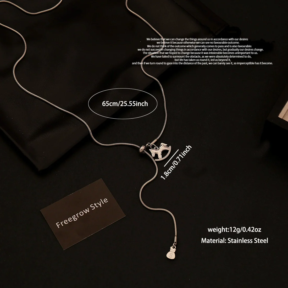 Wholesale Women's Heartshaped Silver Love Pendant Necklace Made Of Highquality Titanium Steel - Image 11