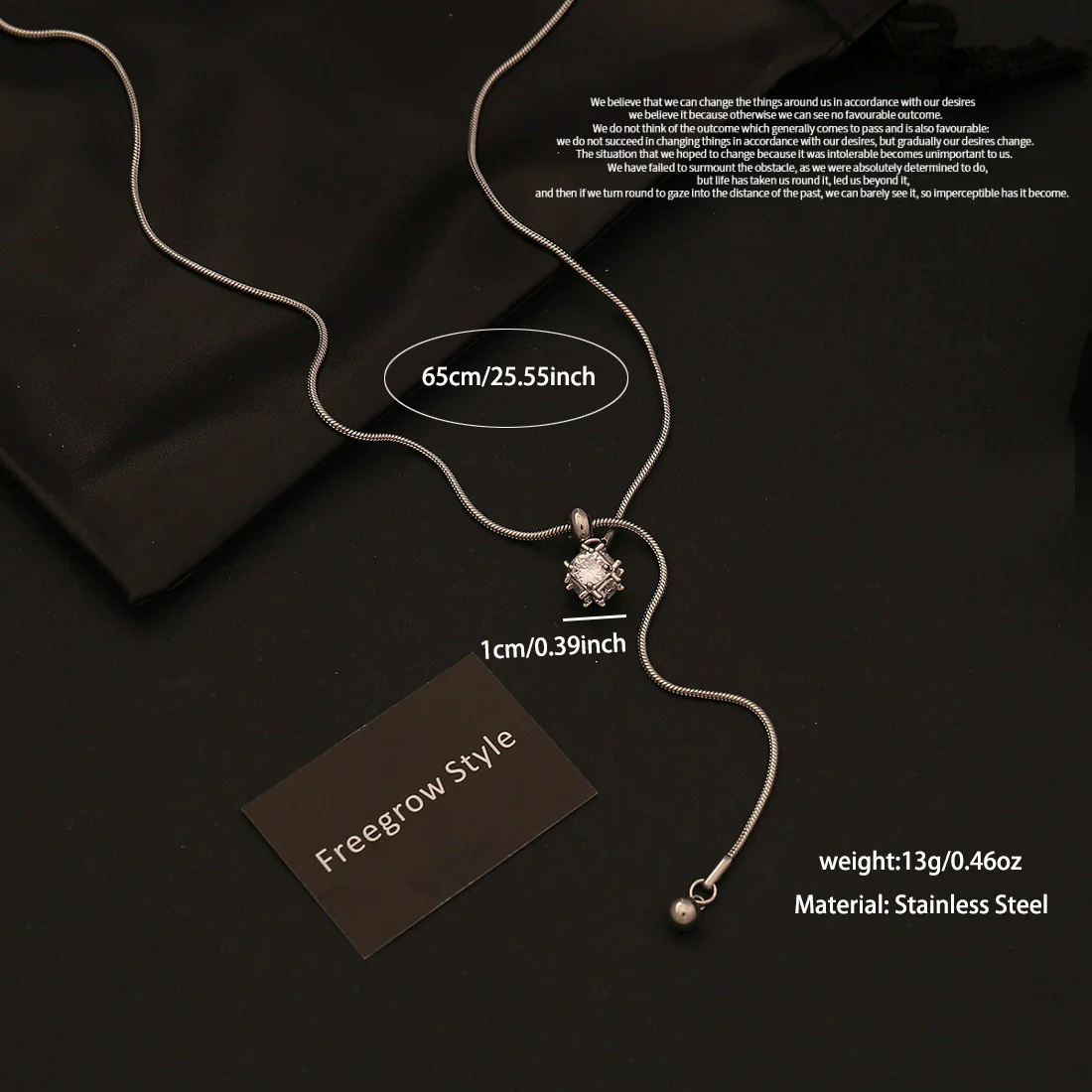 Wholesale Women's Heartshaped Silver Love Pendant Necklace Made Of Highquality Titanium Steel - Image 8
