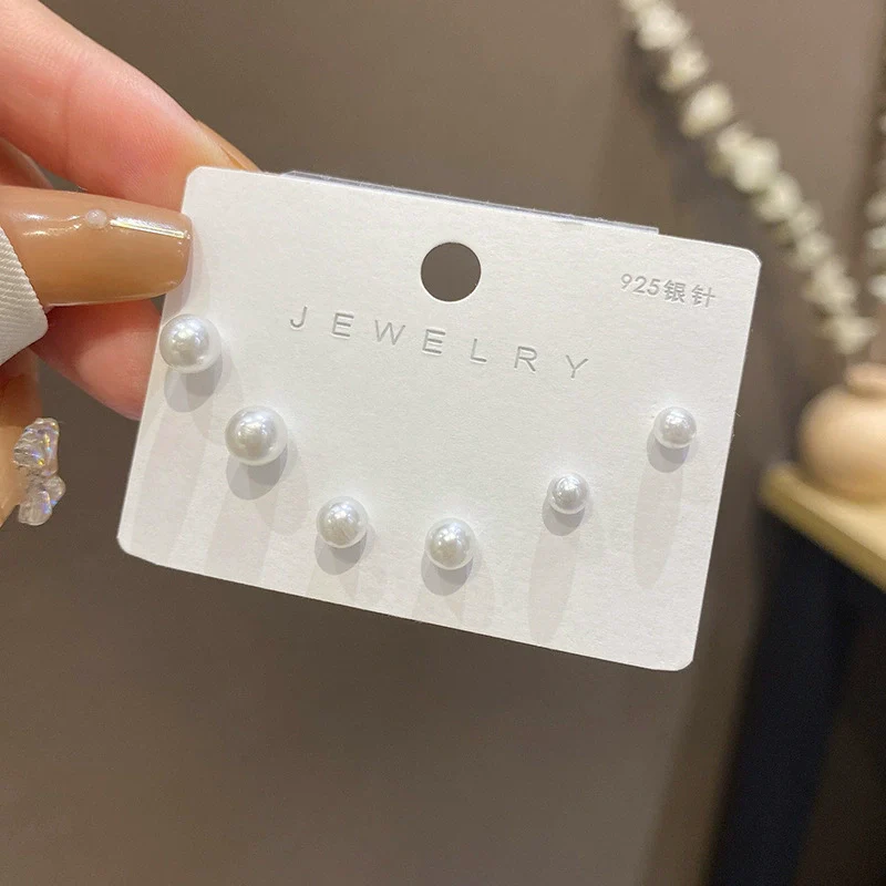 Wholesale Women's Highend Niche Simple Geometric Heart Bow Drop Shape Copper 925 Silver Needle Zircon Pearl Earrings Jewelry - Image 21
