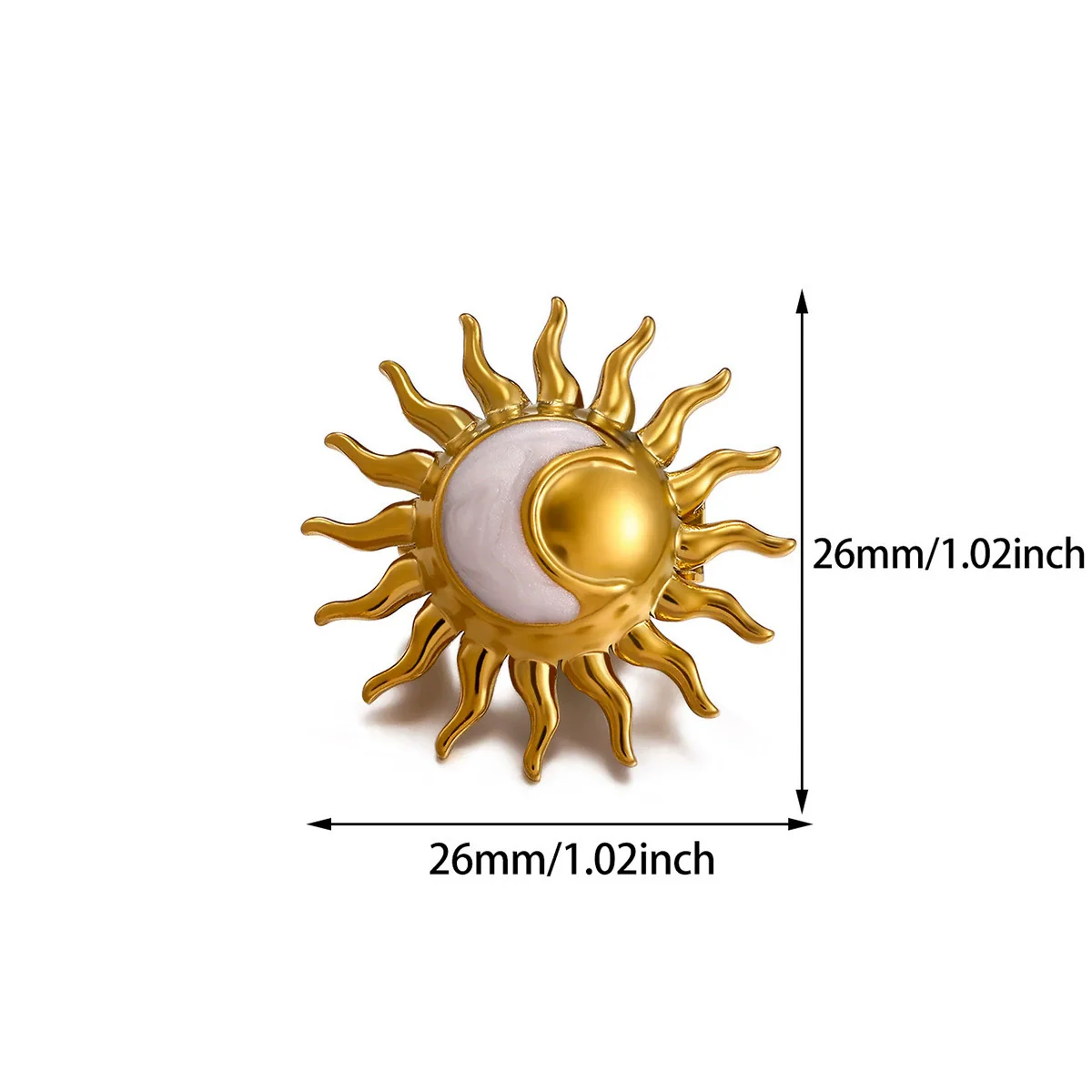 Wholesale Women's Highend Retro Elegant Bow Tie Starfish Stainless Steel Brooch Inlaid With Gold Accessories - Image 6