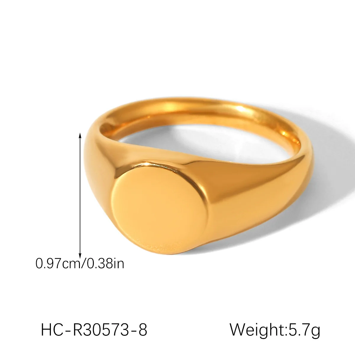 Wholesale Women's Ins Style Geometric Heart Shape And Rhombus Stainless Steel Electroplated Ring Jewelry - Image 8