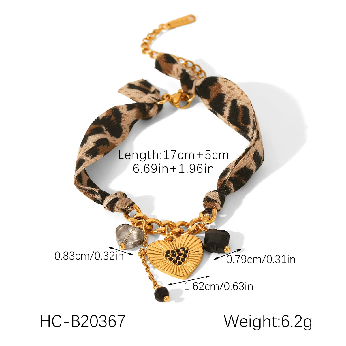 Wholesale Women's Ins Style Geometric Pattern Heart Pendant Jewelry Set Stainless Steel Electroplated Necklace Bracelet Earrings Ring With Cuban Link Chain - Image 8