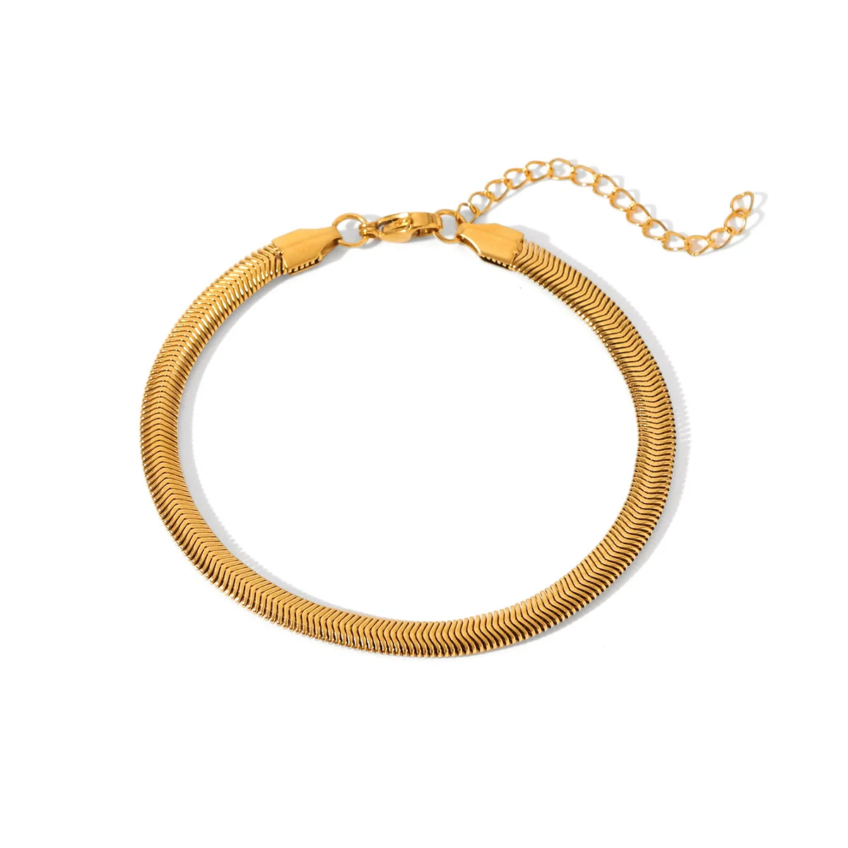 Wholesale Women's Ins Style Geometric Stainless Steel Electroplated Bracelet Jewelry - Image 5