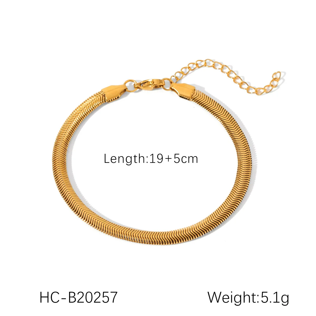 Wholesale Women's Ins Style Geometric Stainless Steel Electroplated Bracelet Jewelry - Image 6