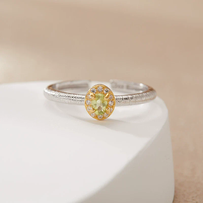 Wholesale Women's Jewelry S925 Sterling Silver Crystal Ring With Crown And Wave Pattern Set With Gemstones - Image 9