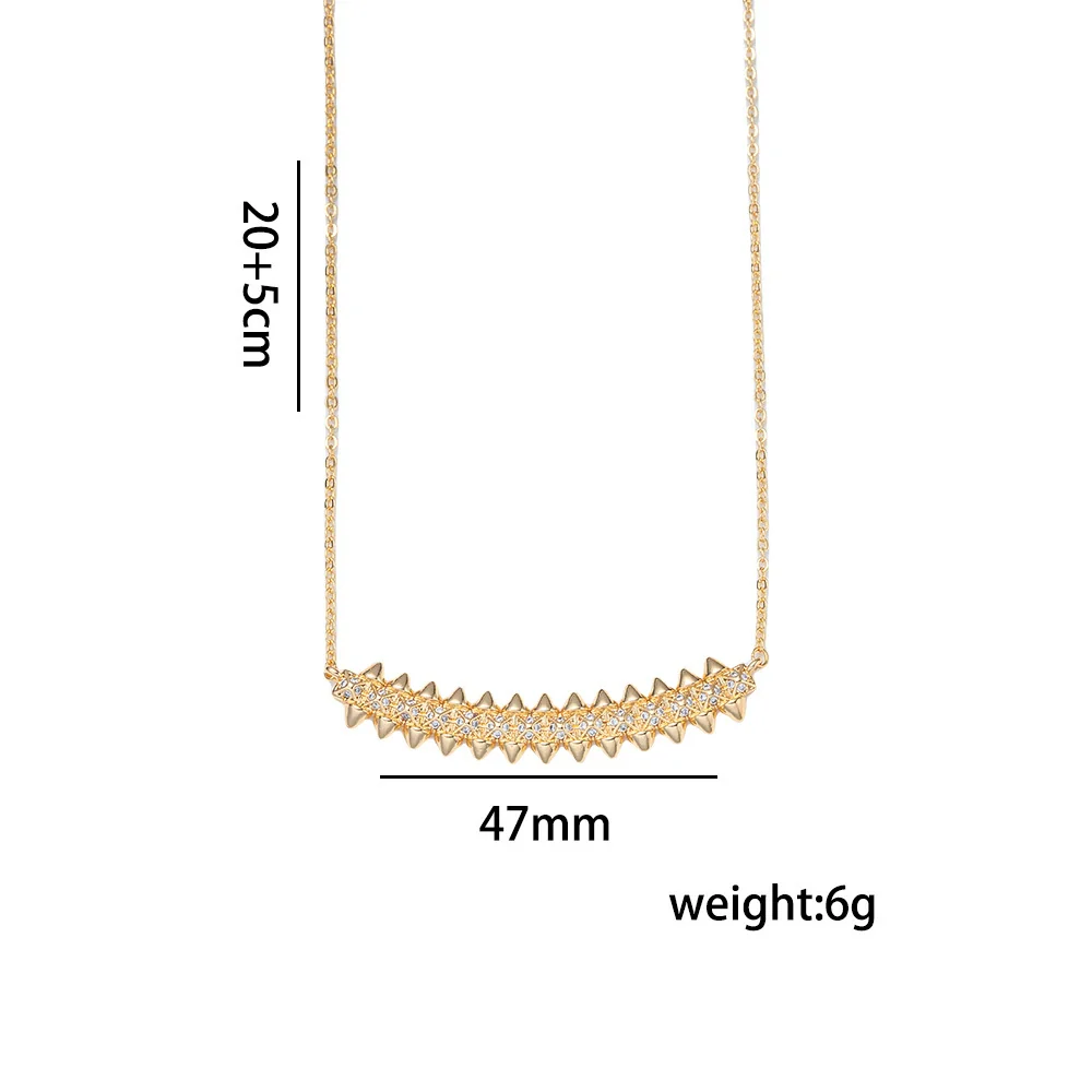 Wholesale Women's Jewelry Set Light Luxury Geometric Rhombus Style Electroplated Environmentally Friendly Copper Bracelet Ring Earrings Necklaces - Image 5