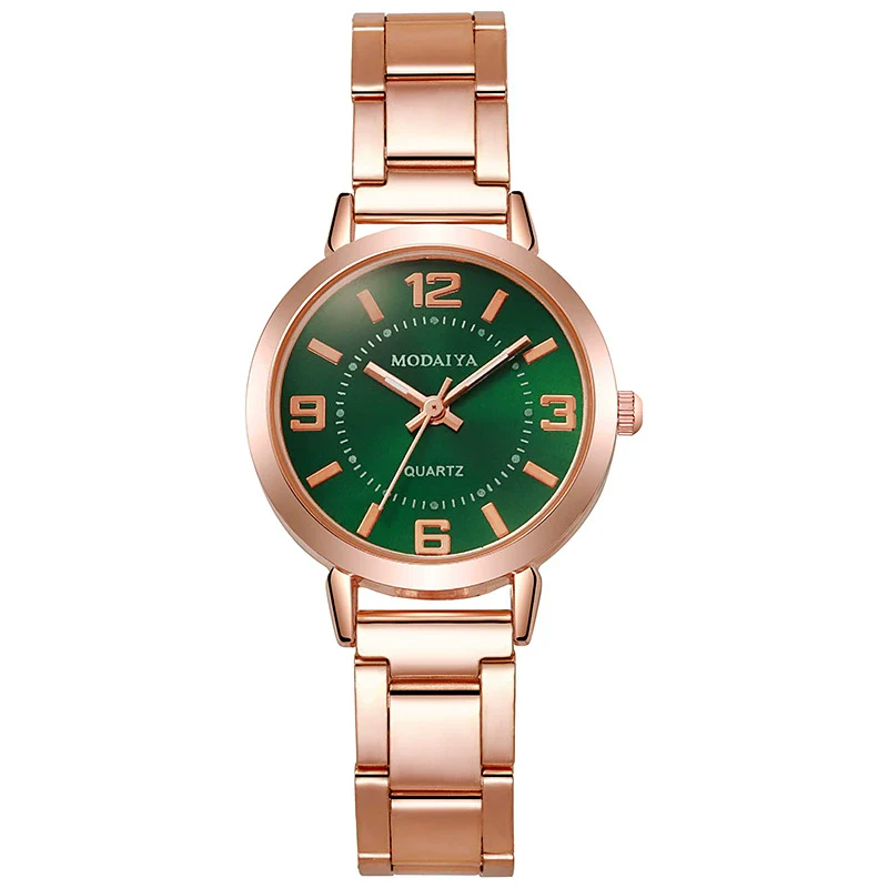 Wholesale Women's Leisure Alloy Case Steel Belt Quartz Watch With Round Dial And Ordinary Glass Mirror - Image 5