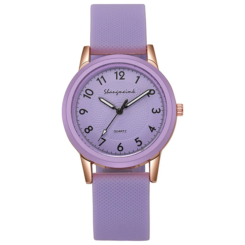 Wholesale Women's Leisure Quartz Watch With Alloy Case And Silicone Strap In Round Shape - Image 10