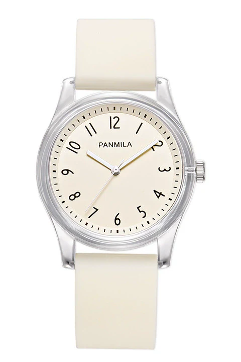 Wholesale Women's Leisure Quartz Watch With Plastic Case Stainless Steel Buckle And Silicone Strap Round Dial - Image 6