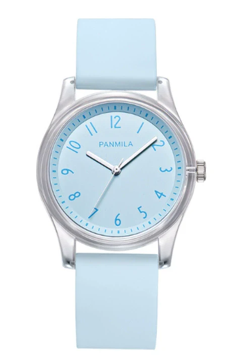 Wholesale Women's Leisure Quartz Watch With Plastic Case Stainless Steel Buckle And Silicone Strap Round Dial - Image 7