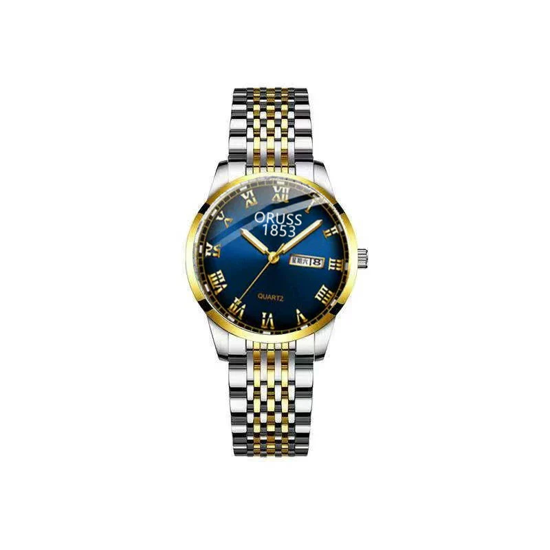 Wholesale Women's Leisure Tungsten Steel Color Round Dial Steel Strap Waterproof Watch - Image 14