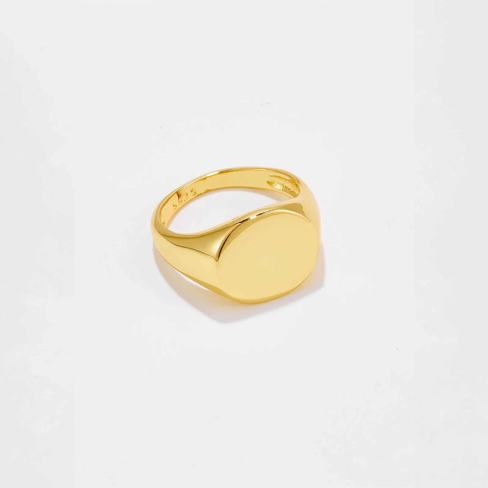 Wholesale Women's Light Luxury Copper Ring With Geometric Pattern And Electroplating Treatment - Image 4