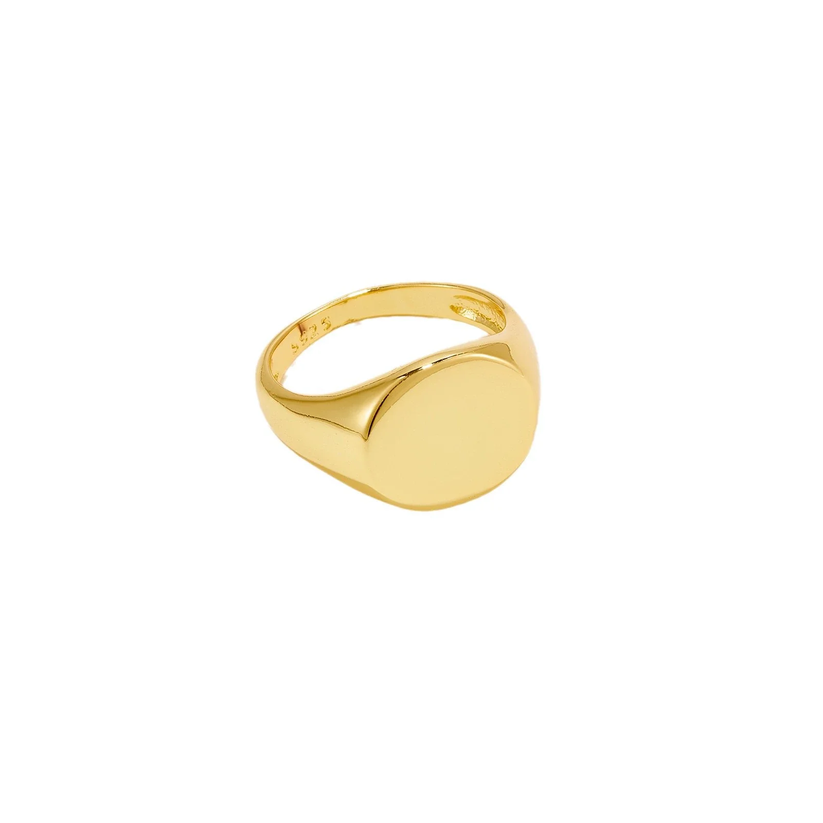 Wholesale Women's Light Luxury Copper Ring With Geometric Pattern And Electroplating Treatment - Image 5