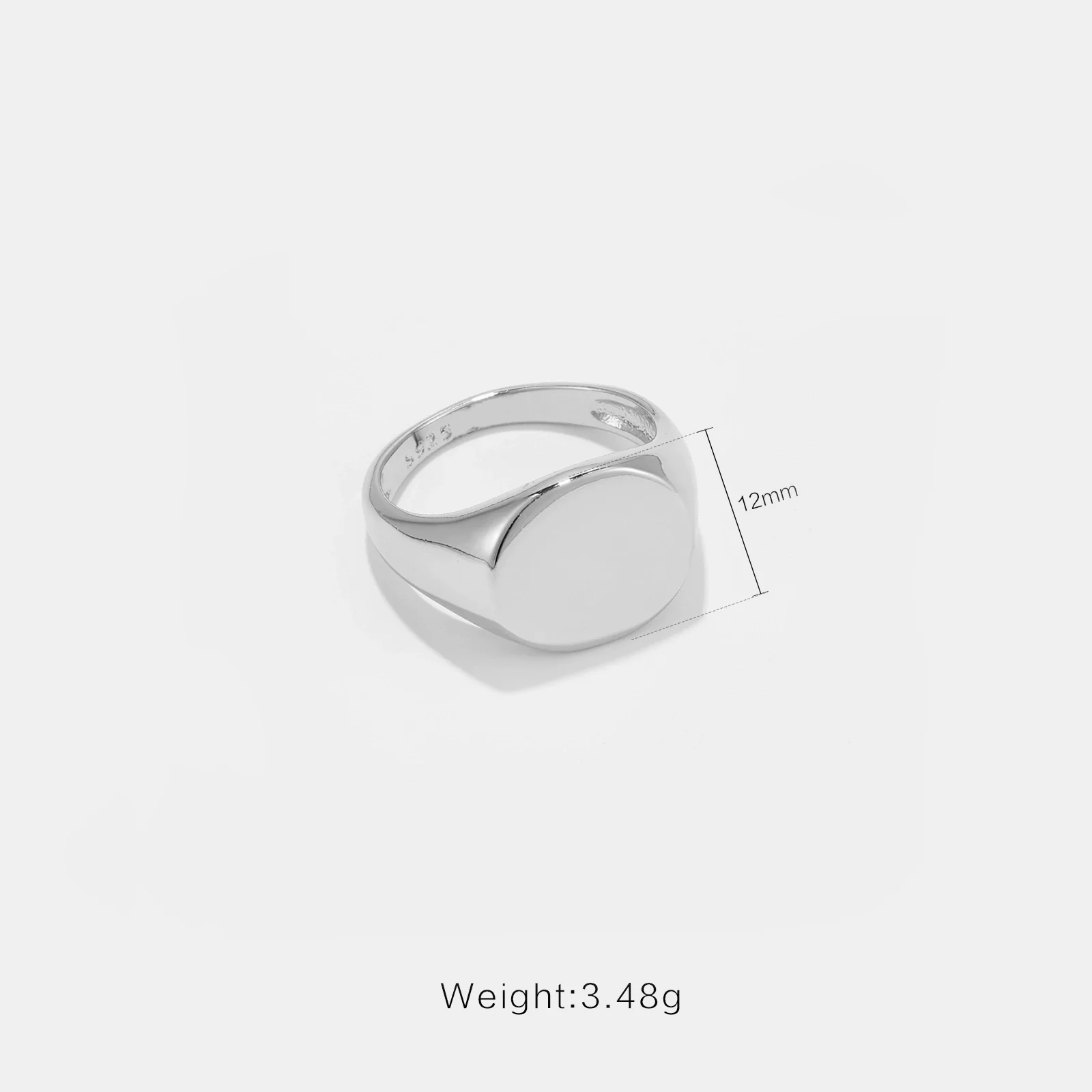 Wholesale Women's Light Luxury Copper Ring With Geometric Pattern And Electroplating Treatment - Image 6