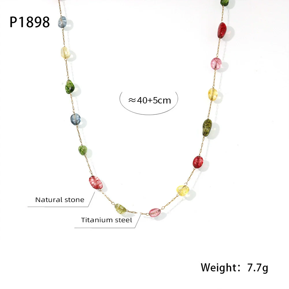 Wholesale Women's Light Luxury Electroplated Stainless Steel Ferris Wheel Heartshaped Letter Pendant Necklace With Geometric Pattern - Image 7