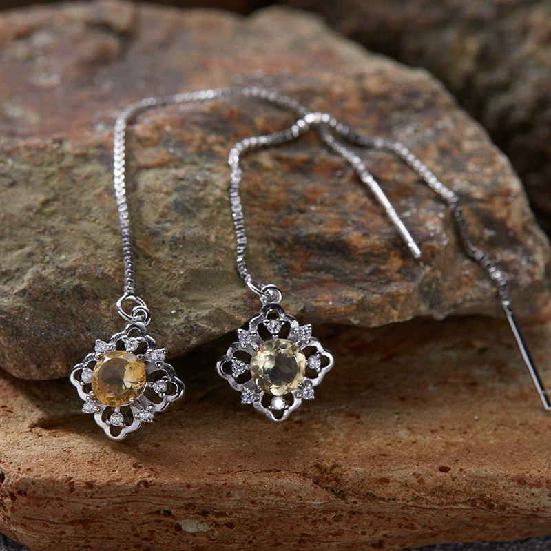 Wholesale Women's Light Luxury Geometric 925 Sterling Silver Ring Set With Gems - Image 28