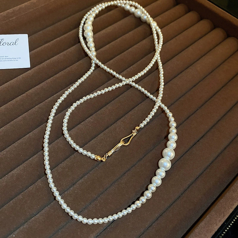 Wholesale Women's Light Luxury Geometric Animal Copper Alloy Real Gold Electroplated Fritillary Butterfly Pearl Necklace - Image 16