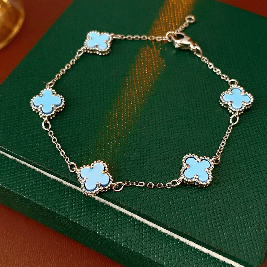 Wholesale Women's Light Luxury Geometric Copper Plastic Zircon Bracelet - Image 30