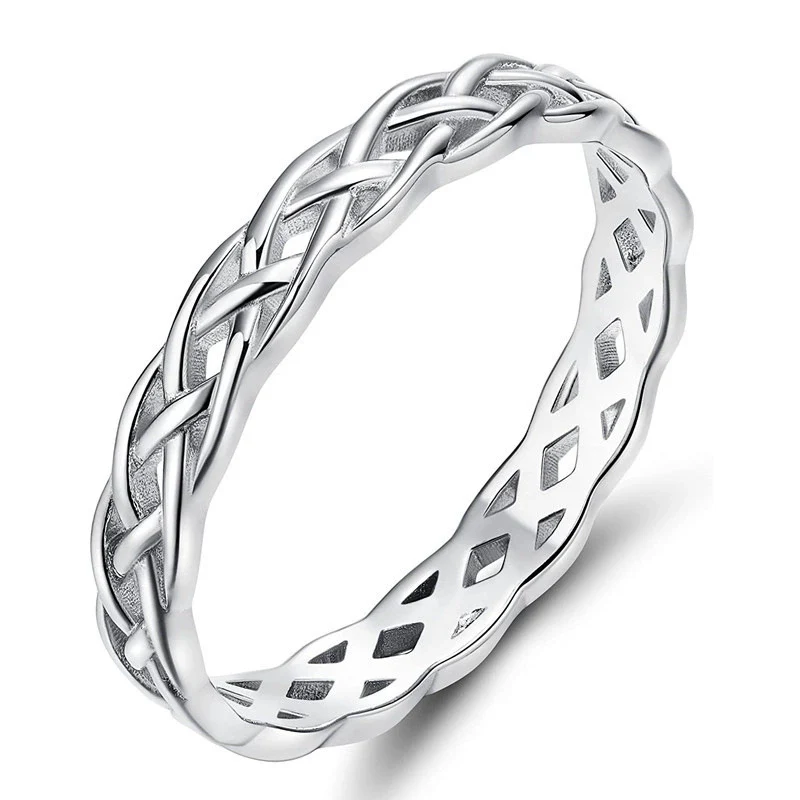 Wholesale Women's Light Luxury Geometric Copper Ring With Electroplating - Image 2