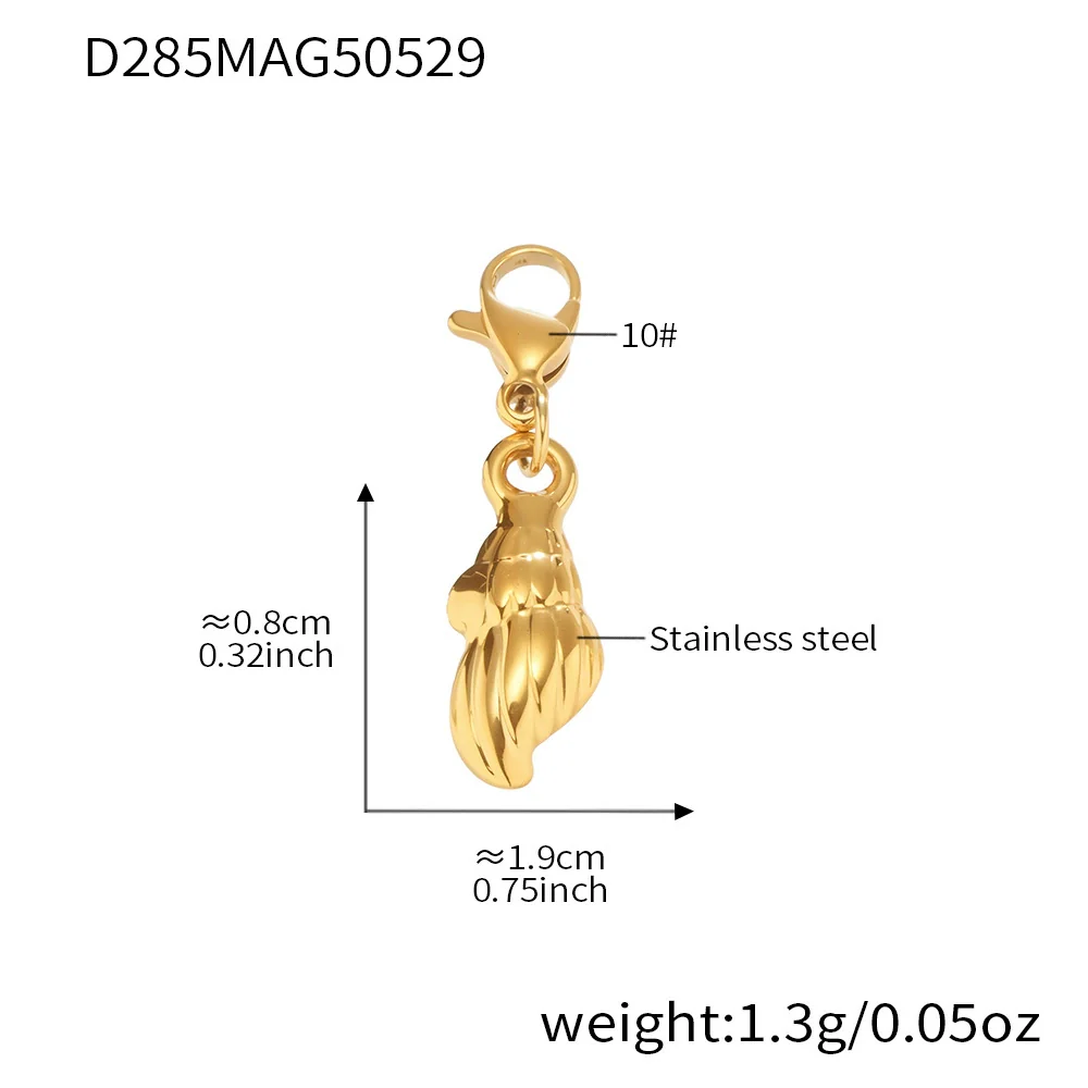 Wholesale Women's Light Luxury Geometric Ferris Wheel Octopus Starfish Diy Necklace In Stainless Steel And Titanium Steel With Electroplating - Image 17