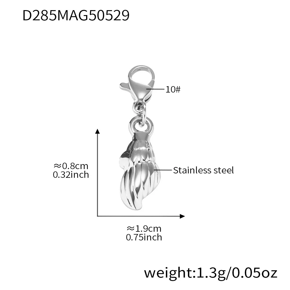 Wholesale Women's Light Luxury Geometric Ferris Wheel Octopus Starfish Diy Necklace In Stainless Steel And Titanium Steel With Electroplating - Image 18