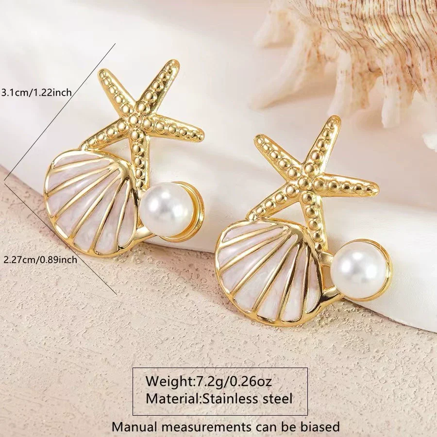 Wholesale Women's Light Luxury Style Dripping Oil Animal Stainless Steel Earrings - Image 4