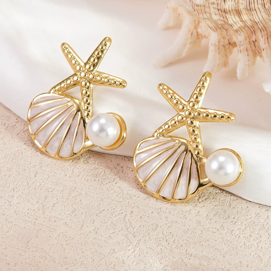 Wholesale Women's Light Luxury Style Dripping Oil Animal Stainless Steel Earrings - Image 8