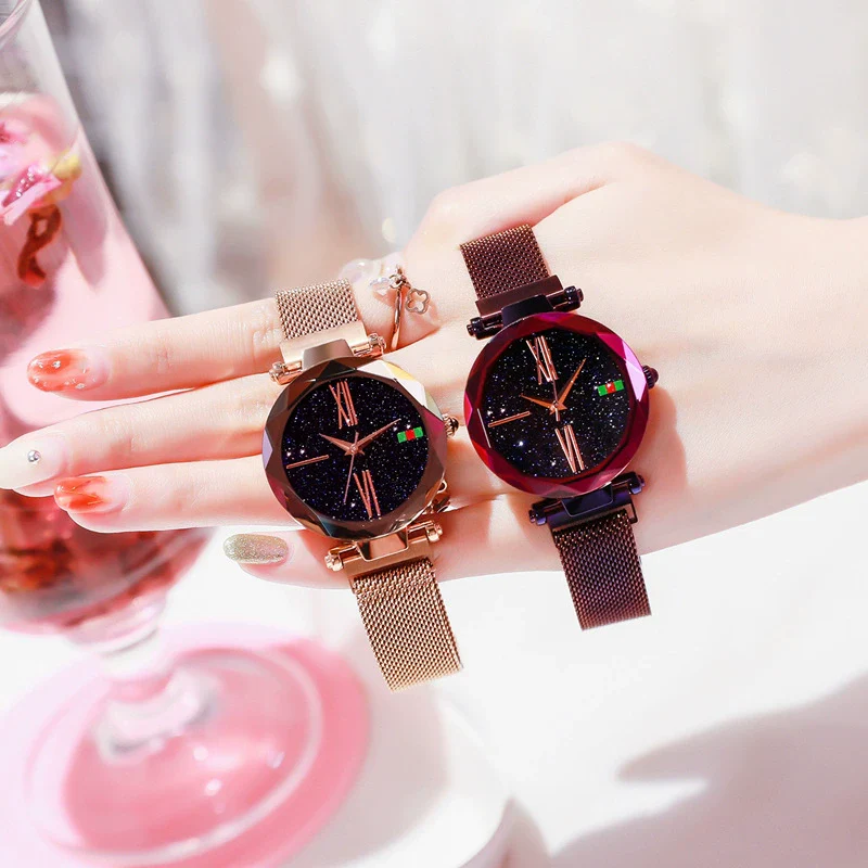 Wholesale Women's Magnet Watch Alloy Case Stainless Steel Strap Round Dial Leisure Style - Image 5