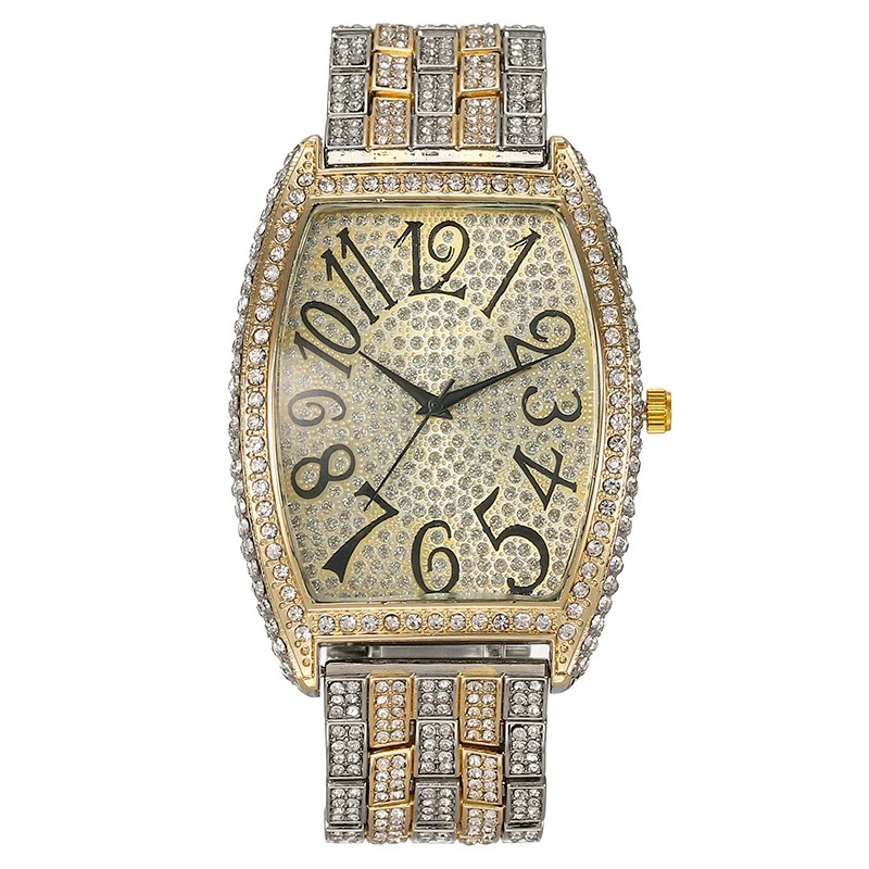 Wholesale Women's Metal Barrel Dial Quartz Watch Fashion Style - Image 4