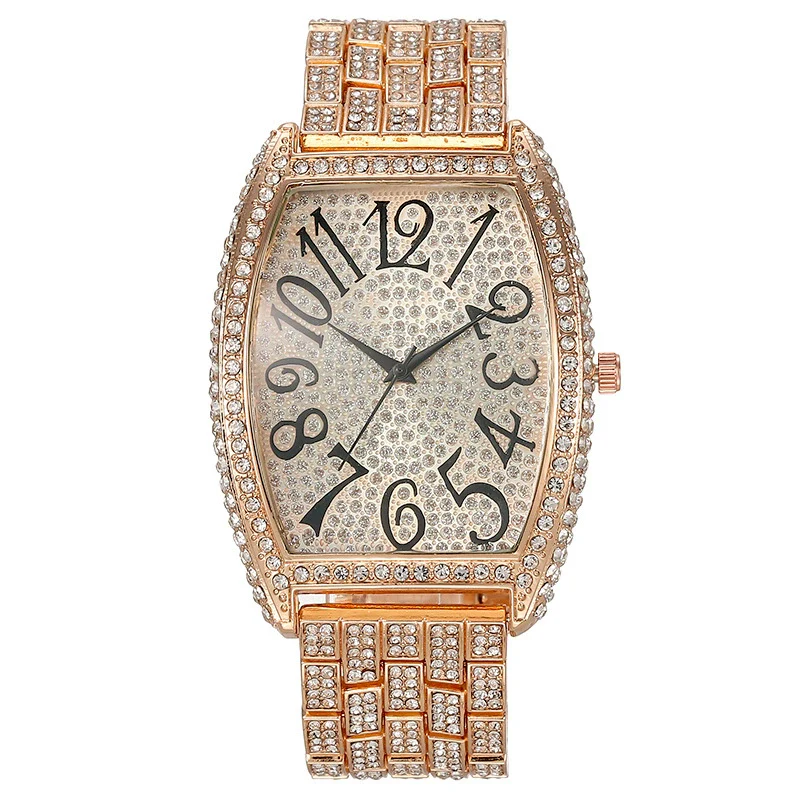 Wholesale Women's Metal Barrel Dial Quartz Watch Fashion Style - Image 7