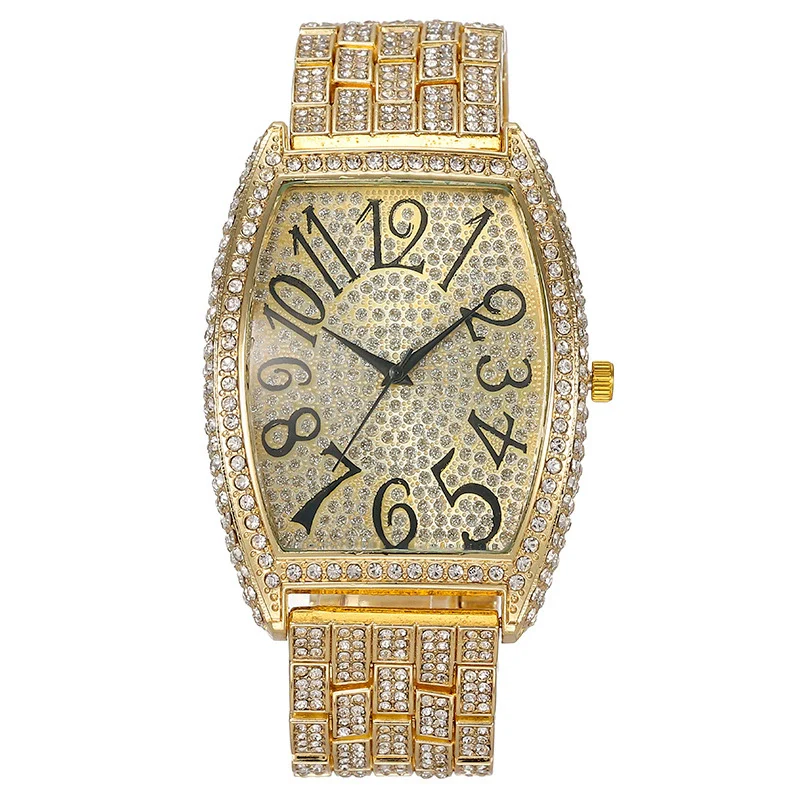 Wholesale Women's Metal Barrel Dial Quartz Watch Fashion Style - Image 8