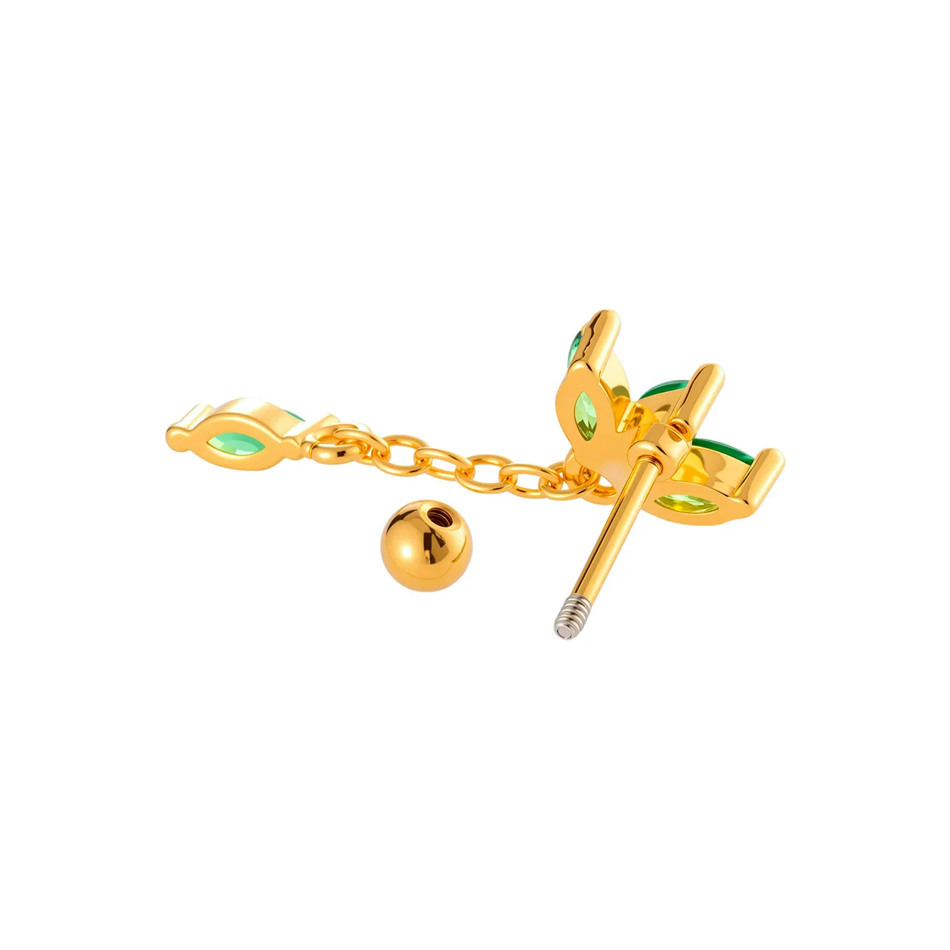 Wholesale Women's Metal Crown Tassel Zircon Ear Bone Nail Jewelry With Electroplating - Image 5