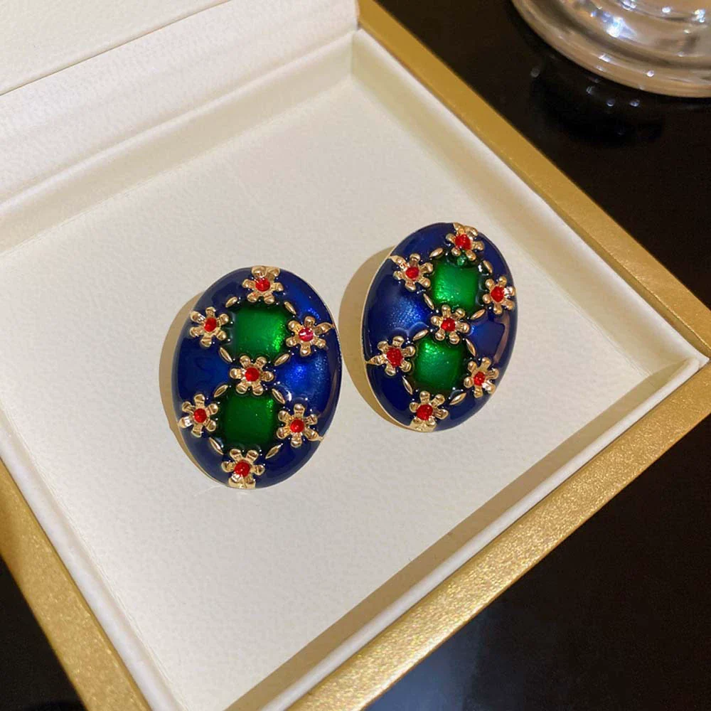 Wholesale Women's Midancient Vintage Jewelry Medieval Style Alloy 925 Silver Geometric Drop Shape Earrings Set With Diamonds - Image 34