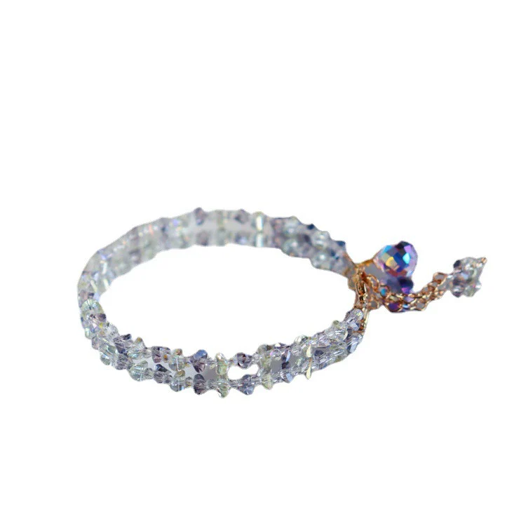 Wholesale Women's Minimalist Geometric Glass And Glaze Bead Bracelet - Image 5