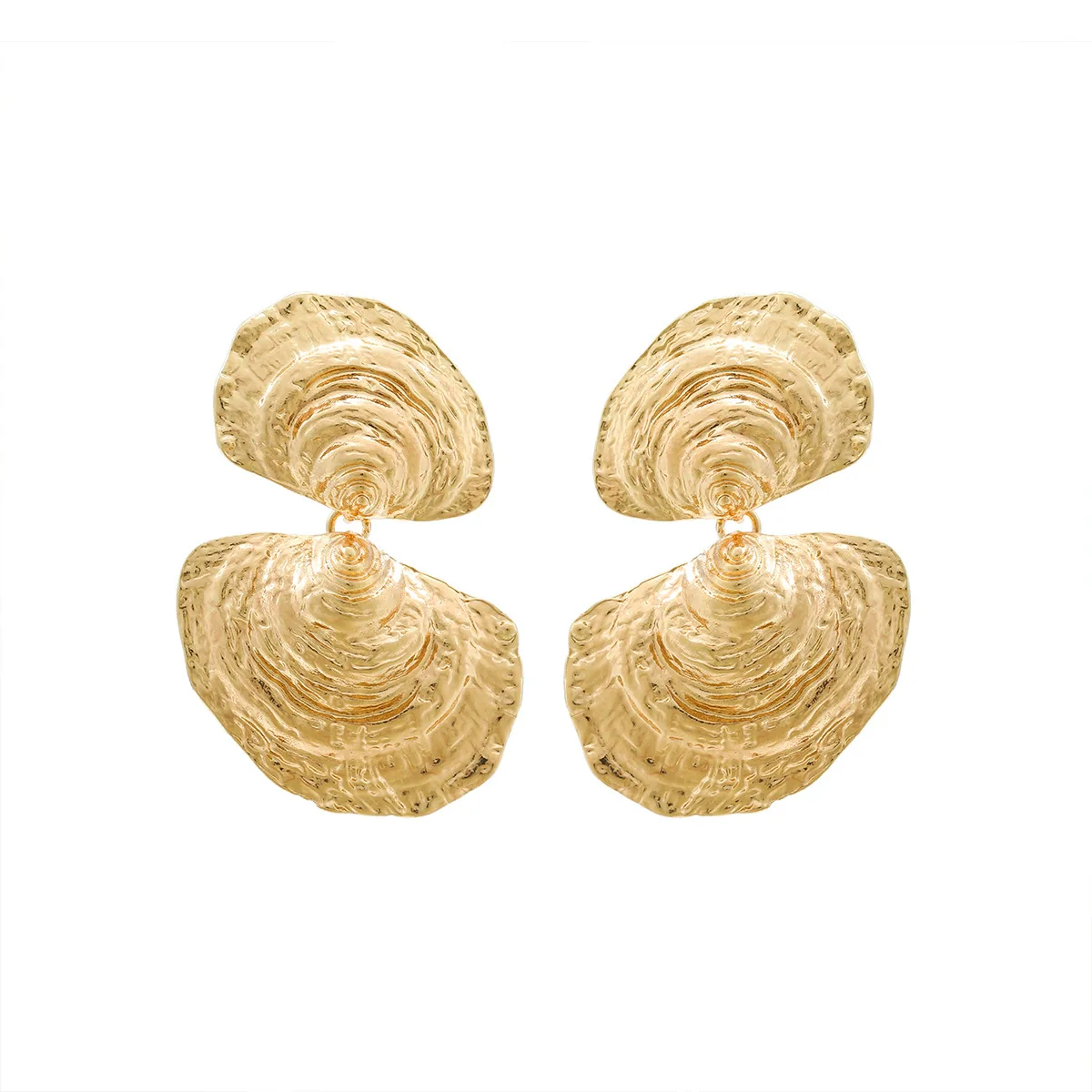 Wholesale Women's Multilayer Geometric Zinc Alloy Earrings With Electroplating Fashion Style - Image 5