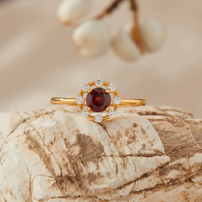 Wholesale Women's Natural Amethyst Citrine Colorful Gemstone Geometric Crystal S925 Sterling Silver Light Luxury Earring Set Jewelry - Image 26